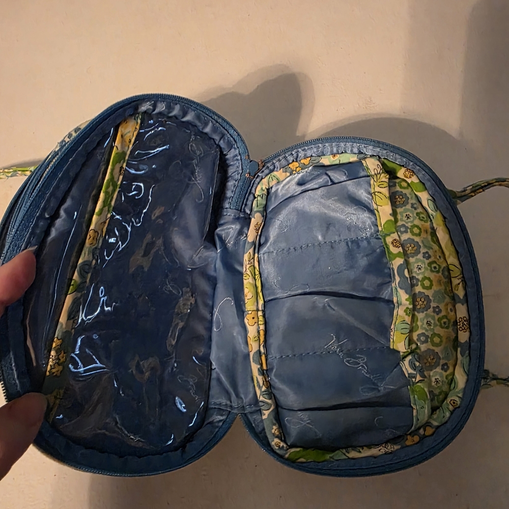 Vera Bradley Triple Cosmetic Bag Travel Organizer - Picture 7 of 7